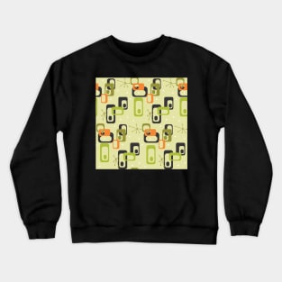 Avocado Shag Midcentury Crewneck Sweatshirt